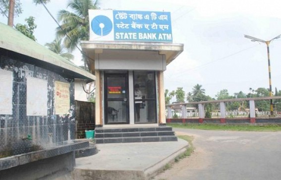 Kamalpur: SBI ATM counter turned into a mere show: Authority remained reluctant Kamalpur: SBI ATM counter turned into a mere show: Authority remained reluctant